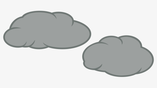 Transparent Rain Clip Art - Grey Clouds Cartoon Png, Png Download, Free Download