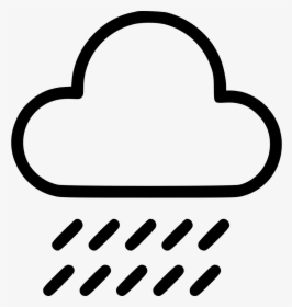 Weather Rain Cloud Clouds Cloudy Dark - Thunder And Cloudy Clipart, HD Png Download, Free Download