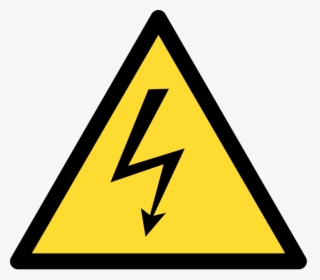 Clip Art Caution Sign Transparent Background - Warning Signs Electric Shock, HD Png Download, Free Download