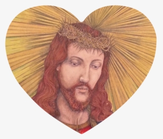 Sacred Heart Of Jesus Christ Drawing Heart-shaped Mousepad - Christ Heart Transparent, HD Png Download, Free Download