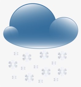 Transparent Snow Background Clipart - Cloud With Rain Png, Png Download, Free Download