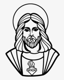 Face Jesus Drawing Easy, HD Png Download, Free Download