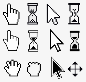 Mouse Pointer Hand Png - Hand Cursor, Transparent Png, Free Download