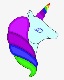 Transparent Unicorn Face Clipart - Enhjørning Hoved Tegning, HD Png Download, Free Download