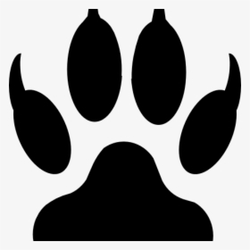 Bear Paw Clip Art Grizzly Bear Paw Print Clipart Clipart - Tiger Paw Svg, HD Png Download, Free Download
