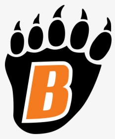 Grizzly Bear Paw Print Clipart Free Images Png - White Bear Lake Football Logo, Transparent Png, Free Download