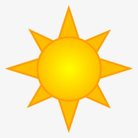 Pictures Of A Cartoon Sun - Simple Sun Clipart, HD Png Download, Free Download