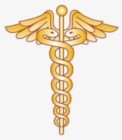 Physician Doctor Of Symbol Medicine Hermes Staff Clipart - Doctor Logo Png, Transparent Png, Free Download