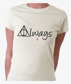 Camiseta Baby Look Infantojuvenil Harry Potter Always"  - Deathly Hallows Symbol, HD Png Download, Free Download