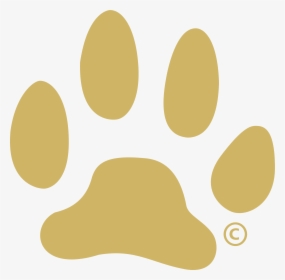 White Dog Paw Png - Gold Paw Print Png, Transparent Png, Free Download