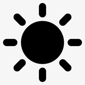 Shining Sun - Black And White Png File Sun, Transparent Png, Free Download