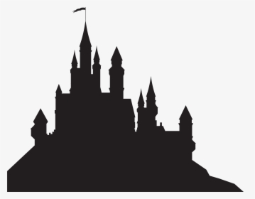 Download Harry Potter Castle Silhouette, HD Png Download - kindpng