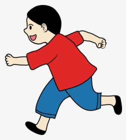 Running Clip Art Black White Runner Clipart Kid - Run Clipart, HD Png Download, Free Download