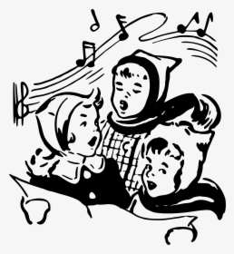 Clip Art Graphic Huge Freebie - Carol Singers Clipart Black And White, HD Png Download, Free Download