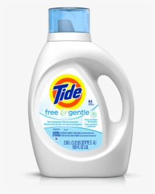 Tide Free And Gentle Liquid Laundry Detergent Comes - Clear Tide For Slime, HD Png Download, Free Download
