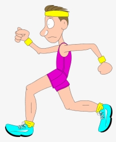 Free Clip Art Of Person Running Clipart Man - Person Running Clipart, HD Png Download, Free Download