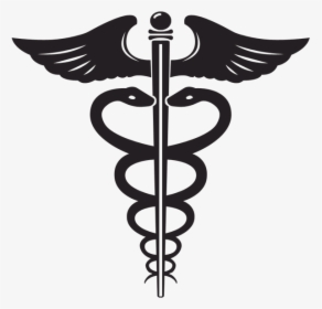 Medical Symbol With Two Snakes And Large Wings - Doctor Symbol In India, HD Png Download, Free Download