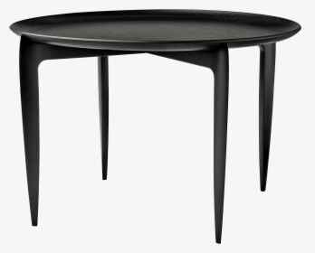 Tray Table Large In Black Coloured Oak - Foldable Tray Table Fritz Hansen, HD Png Download, Free Download