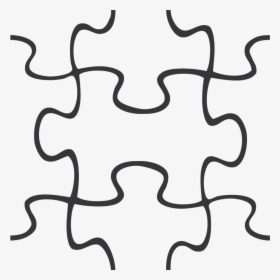 Puzzle Pieces Template Free Clipart - Plantilla De Puzzle Para Power Point, HD Png Download, Free Download