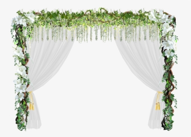 Flower Door Romantic Wedding Love Arch Clipart - Wedding Flower Decoration Png, Transparent Png, Free Download