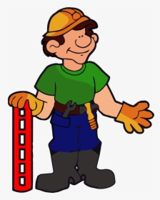 Transparent People Clipart Png - Construction Worker Clipart Transparent Background, Png Download, Free Download