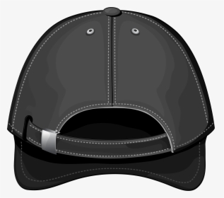Black Baseball Cap Back Png Clipart - Baseball Cap, Transparent Png, Free Download