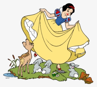 Snow White And The Seven Dwarfs Png Image - Snow White Animals Disney, Transparent Png, Free Download
