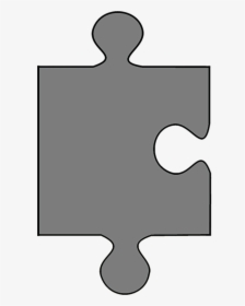 Gray Puzzle Piece, HD Png Download, Free Download