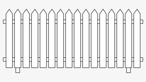 White Picket Fence Graphic, HD Png Download, Free Download