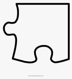 Puzzle Piece Coloring Page, HD Png Download, Free Download