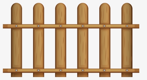 Picket Fence Chain-link Fencing Clip Art - Transparent Farm Fence Clipart, HD Png Download, Free Download