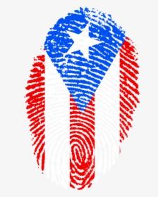 Puerto Rico, Flag, Fingerprint, Country, Pride - Puerto Rico Flag Png, Transparent Png, Free Download