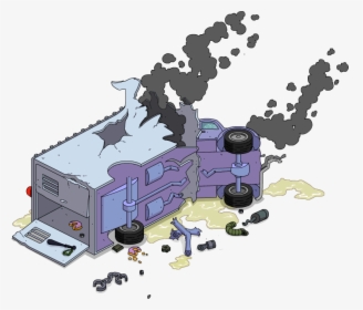Prison Bus - Illustration - Bart Simpson, HD Png Download, Free Download