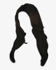 Hair Wig Png - Black Hair No Background, Transparent Png, Free Download