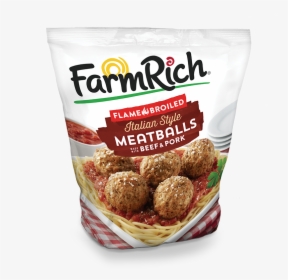 Italian Style Meatballs - Farm Rich Italian Style Meatballs, HD Png Download, Free Download