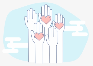 Jukebox Hands And Hearts - Illustration, HD Png Download, Free Download