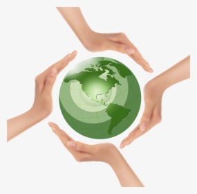 Hands Holding A Globe Drawing, HD Png Download, Free Download