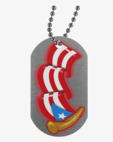Airbrush Flag Dog Tag - Dog Tag Personalized Gifts From Mother To Son, HD Png Download, Free Download