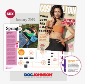 Doc Johnson - Cosmopolitan Middle East April 2018, HD Png Download, Free Download