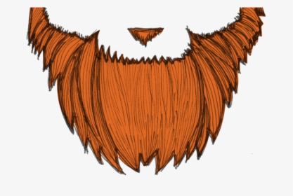 Free Library Beard Clipart Orange - Red Beard Png, Transparent Png, Free Download