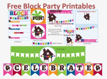 Neighborhood Clipart Neighborhood Bbq ~ Frames ~ Illustrations - Neighborhood Block Party Ideas, HD Png Download, Free Download