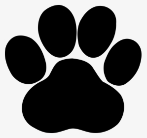 File - Black Paw - Svg - Wikipedia - Dog Paw Print Svg, HD Png Download, Free Download