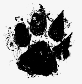 Watercolour Paw Print Png, Transparent Png, Free Download