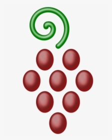 Bunch Of Red Grapes - Circle, HD Png Download, Free Download