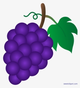 Grapes Purple Clip Art - Grape Clipart, HD Png Download, Free Download