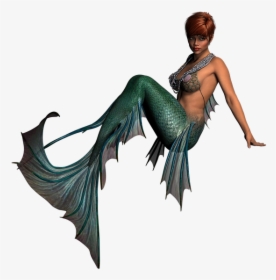 Mermaid, Lady, Fantasy, Woman, Girl, Portrait, Model - Mermaid Silhouette Transparent, HD Png Download, Free Download