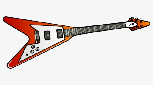 Rock Guitar Download Transparent Png Image - Clip Art Electric Guitar, Png Download, Free Download