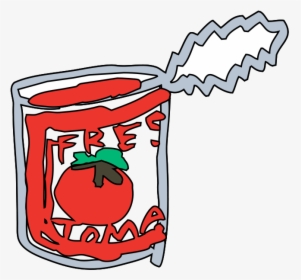 Free Tomato Can - Can Of Tomato Cartoon, HD Png Download, Free Download