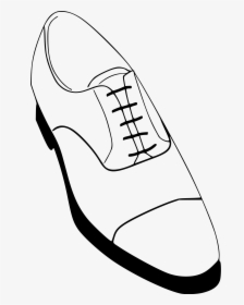 Clothes Clipart Shoe - Mens Dress Shoe Drawing, HD Png Download, Free Download