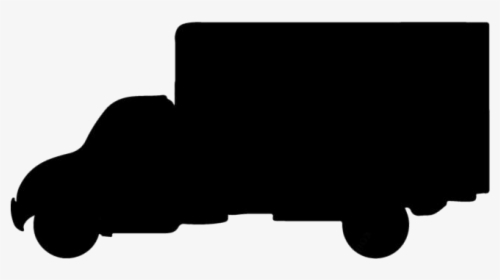 Transparent Cargo Truck - Silhouette, HD Png Download, Free Download